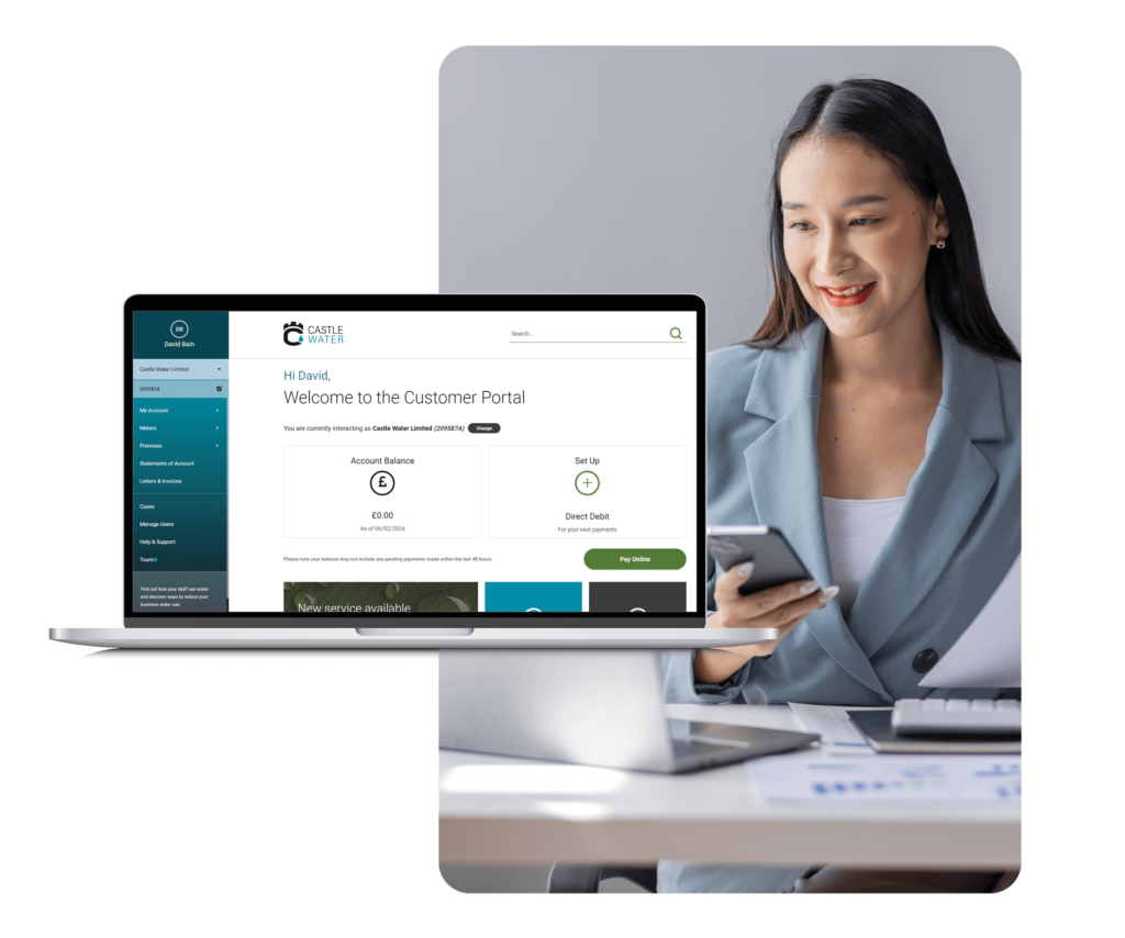 castle water customer portal